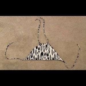 Billabong Black and White Halter Swimsuit